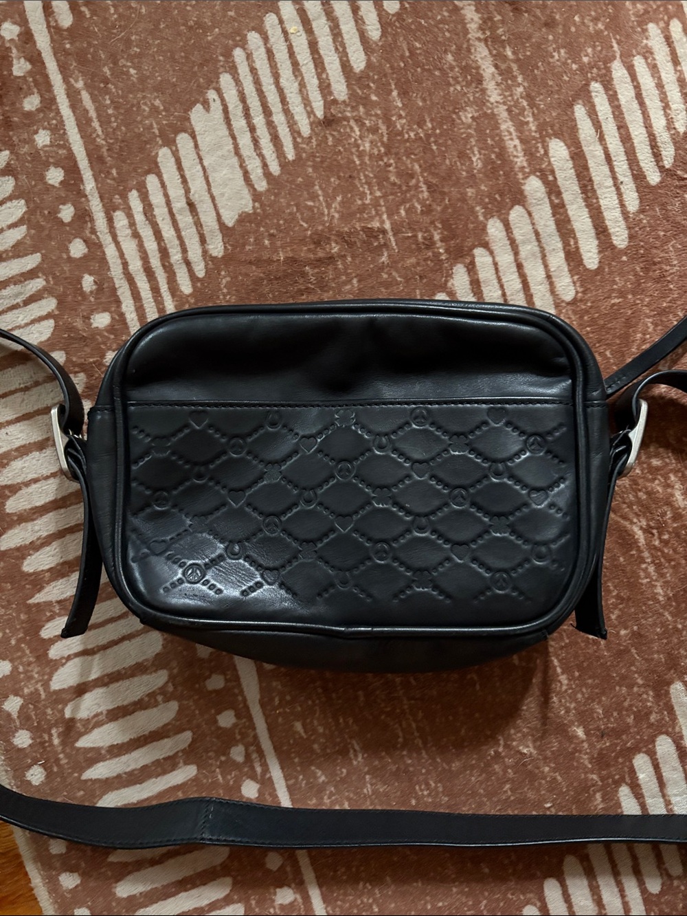 Lucky Brand Black Quilted Crossbody Bag